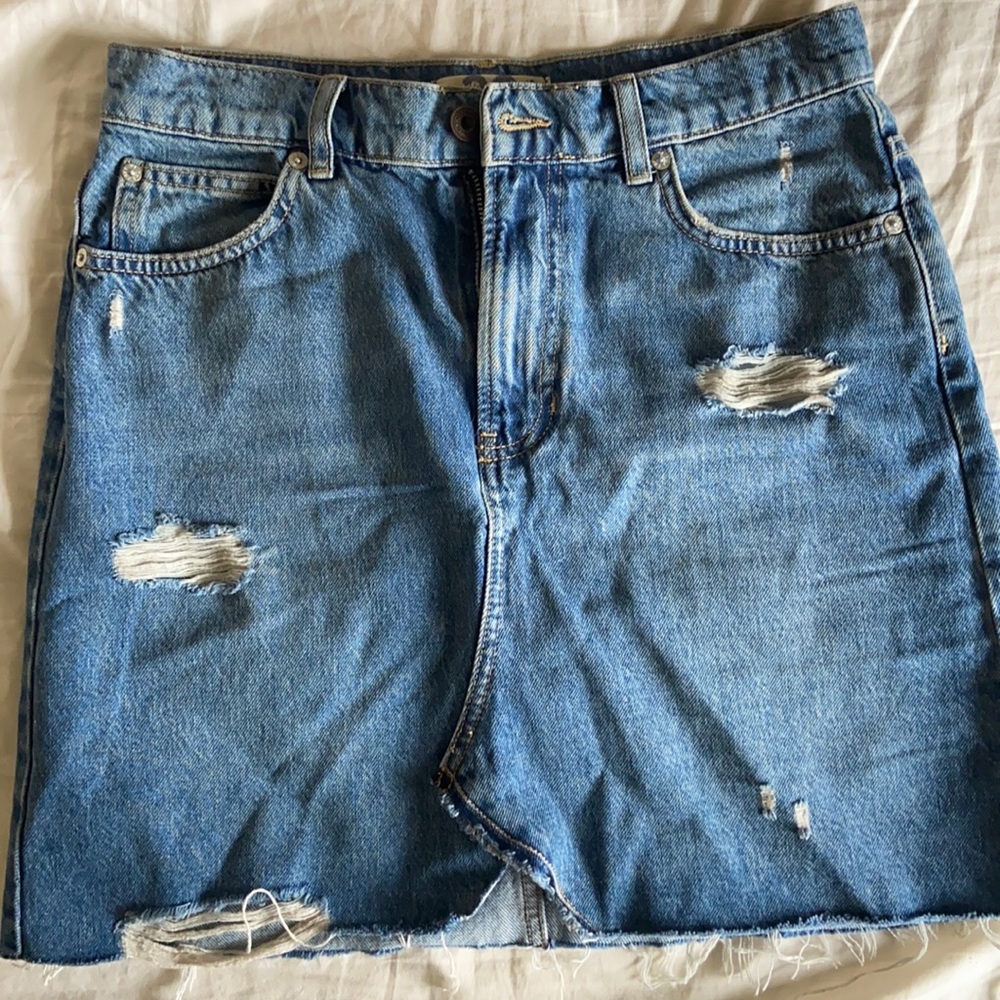 Free People Denim Skirt